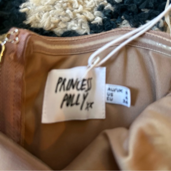 Brand new with tags princess Polly Hadley mini dress in brown - Picture 3 of 4